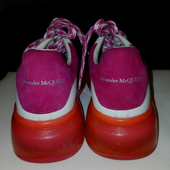 Alexander McQueen Oversized Sneakers – Pink & White - Picture 1 of 3